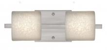 Besa Lighting 2WS-7873ST-SN - Besa Wall Paolo Satin Nickel Stucco 2x50W G9