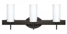Besa Lighting 3SW-440307-LED-BR - Besa Wall Copa 3 Bronze Opal Matte 3x5W LED