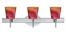 Besa Lighting 3SW-5131SL-LED-CR - Besa Wall Canto 5 Chrome Solare 3x5W LED