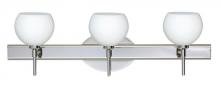 Besa Lighting 3SW-565807-LED-CR - Besa Wall Palla 5 Chrome Opal Matte 3x5W LED