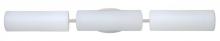 Besa Lighting 3WM-770107-LED-SN - Besa Wall Baaz Satin Nickel Opal Matte 3x5W LED
