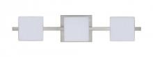 Besa Lighting 3WS-773507-SN - Besa Wall Alex Satin Nickel Opal Matte 3x50W G9