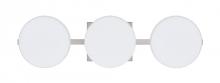 Besa Lighting 3WS-773807-LED-SN - Besa Wall Ciro Satin Nickel Opal Matte 3x5W LED
