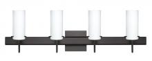 Besa Lighting 4SW-440307-LED-BR-SQ - Besa Wall With SQ Canopy Copa 3 Bronze Opal Matte 4x5W LED