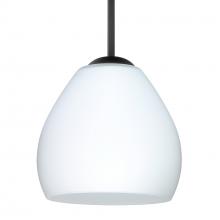 Besa Lighting B-412207-LED-BK - Besa Bolla LED Pendant For Multiport Canopy Opal Matte Black 1x9W LED