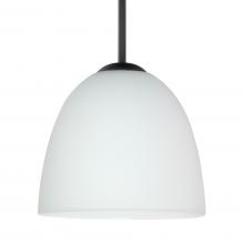 Besa Lighting B-757207-LED-BK - Besa Sasha LED Pendant For Multiport Canopy B Opal Matte Black 1x9W LED