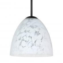 Besa Lighting B-757219-LED-BK - Besa Sasha LED Pendant For Multiport Canopy B Carrera Black 1x9W LED