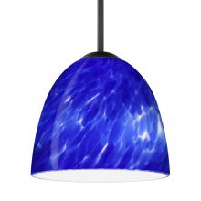 Besa Lighting B-757286-LED-BK - Besa Sasha LED Pendant For Multiport Canopy B Blue Cloud Black 1x9W LED