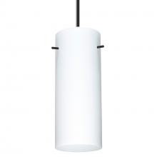 Besa Lighting J-412307-LED-BK - Besa Stilo 10 LED Pendant For Multiport Canopy Opal Matte Black 1x9W LED