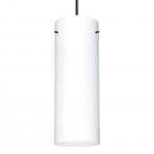 Besa Lighting J-412807-LED-BK - Besa Stilo 18 LED Pendant For Multiport Canopy Opal Matte Black 1x11W LED