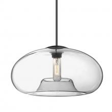 Besa Lighting J-BANA15CL-EDIL-BK - Besa Pendant For Multiport Canopy Bana 15 Black Clear 1x8W LED Filament