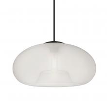 Besa Lighting J-BANA15FR-EDIL-BK - Besa Pendant For Multiport Canopy Bana 15 Black Frost 1x8W LED Filament