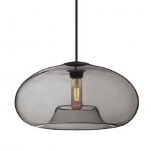Besa Lighting J-BANA15SM-EDIL-BK - Besa Pendant For Multiport Canopy Bana 15 Black Smoke 1x8W LED Filament