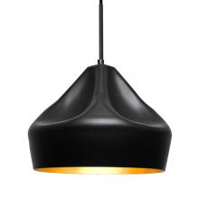 Besa Lighting J-LOTUS-LED-BK - Besa Lotus Pendant For Multiport Canopy, Black Finish, 1x9W LED