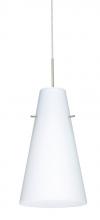 Besa Lighting J-412407-LED-SN - Besa Cierro LED Pendant For Multiport Canopy J Opal Matte Satin Nickel 1x9W LED