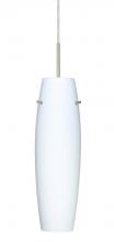 Besa Lighting 1JT-489707-SN - Besa Pendant Suzi 14 Satin Nickel Opal Matte 1x100W Medium Base