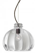 Besa Lighting 1KX-464588-BR - Besa Pendant Pinta 12 Clear Bronze 1x100W Medium Base