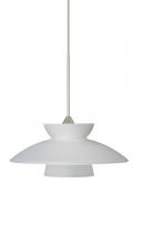 Besa Lighting X-271825-LED-SN - Besa Pendant For Multiport Canopy Trilo 7 Satin Nickel Frost 1x5W LED