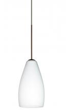 Besa Lighting XP-719807-BR - Besa Pendant Karli Bronze Opal Matte 1x50W Halogen