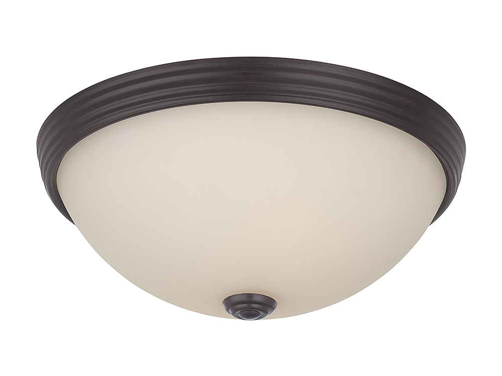 2-light Ceiling Light In English Bronze