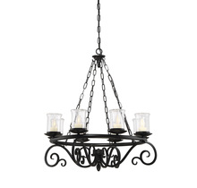 Savoy House 1-1120-8-BK - Welch 8-Light Outdoor Chandelier in Black