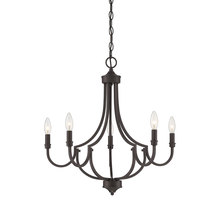 Savoy House 1-2005-5-13 - Auburn 5-Light Chandelier in English Bronze