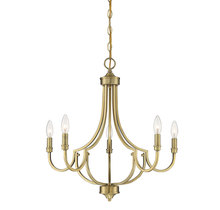 Savoy House 1-2005-5-322 - Auburn 5-Light Chandelier in Warm Brass