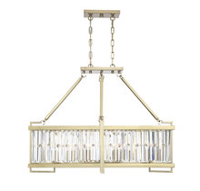 Savoy House 1-2142-8-127 - Cologne 8-Light Linear Chandelier in Noble Brass