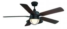 Savoy House 52-625-5CN-13 - Hyannis 52" 2-light Outdoor Ceiling Fan In English Bronze