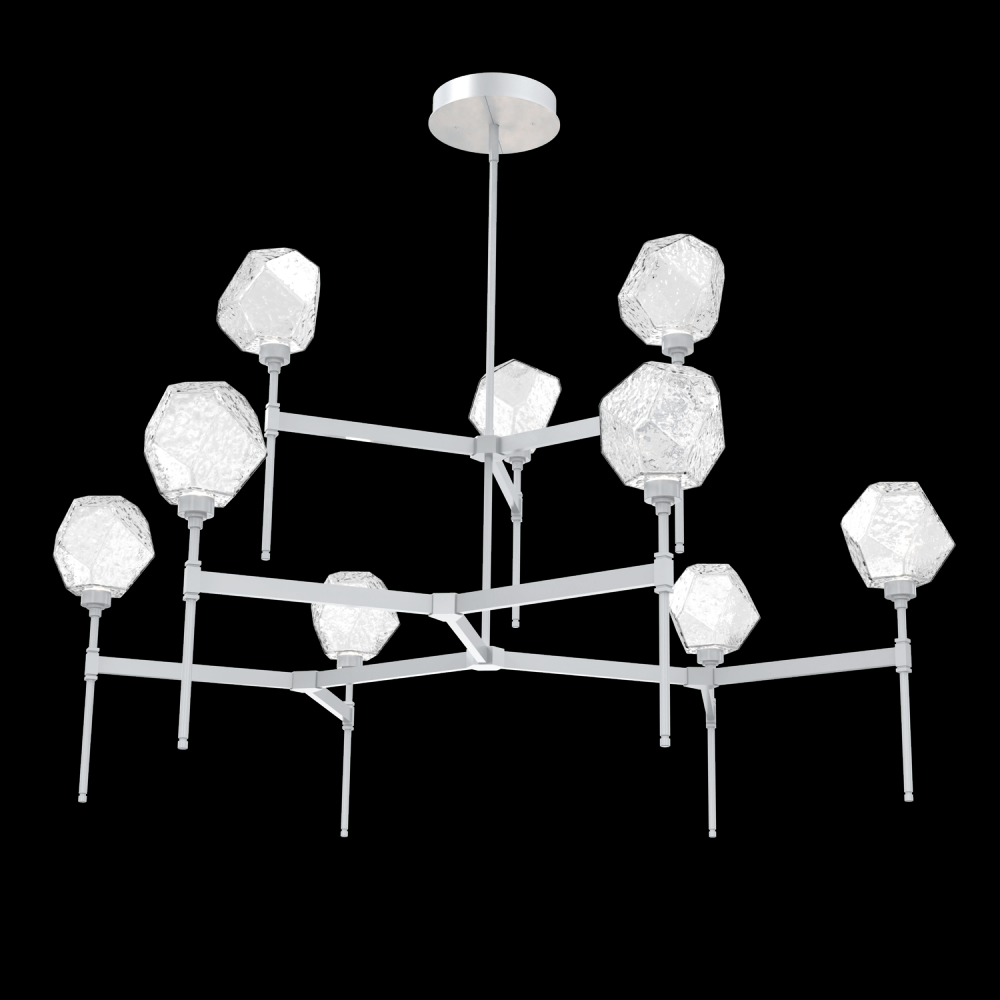 Gem Round Belvedere Chandelier-55-Classic Silver