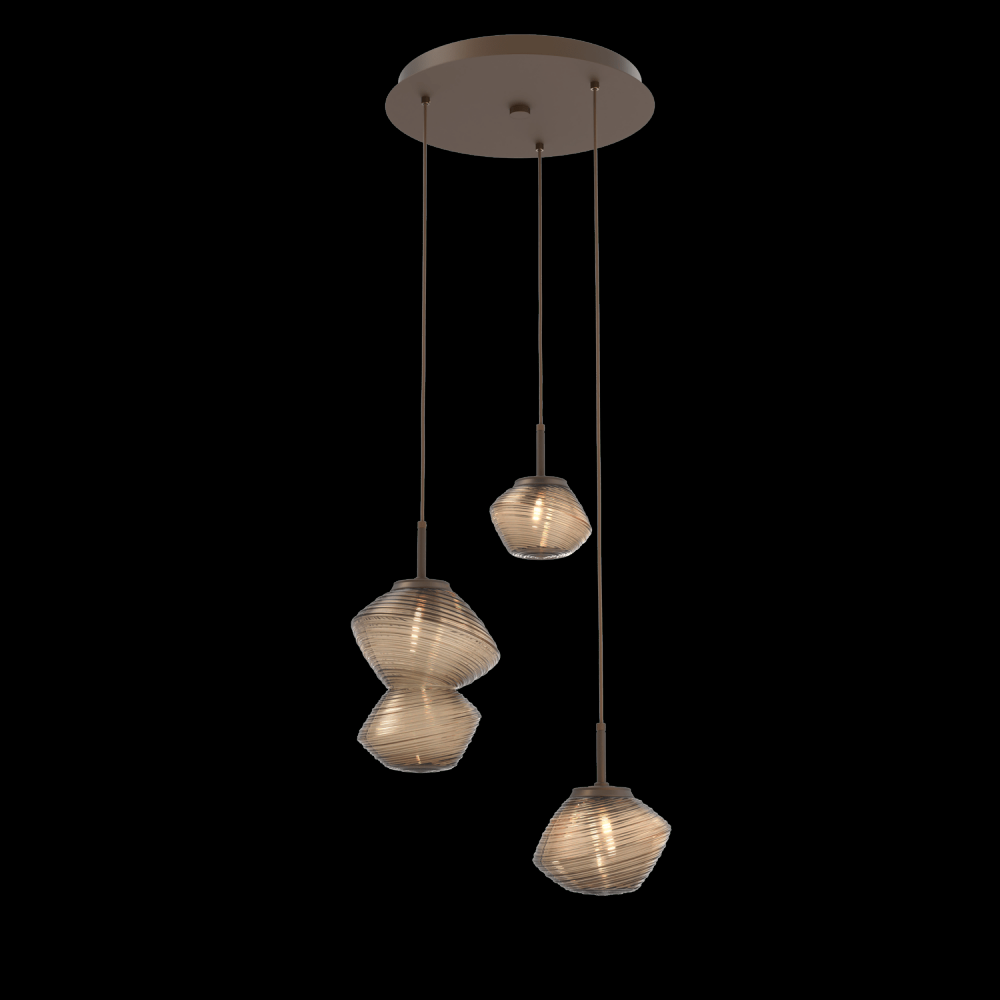 Mesa 3 Multi-Port (Round)-Flat Bronze