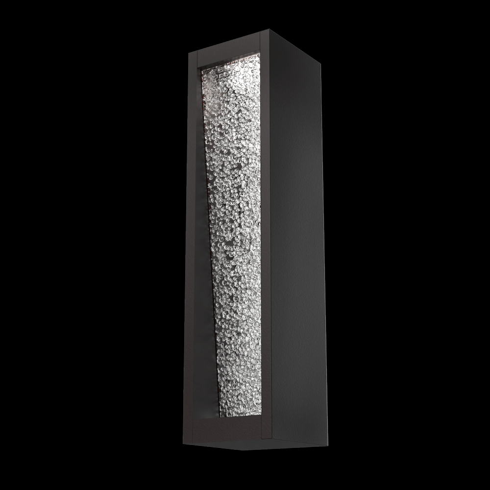 Torrent Sconce 18"-Statuary Bronze-Clear Rimelight