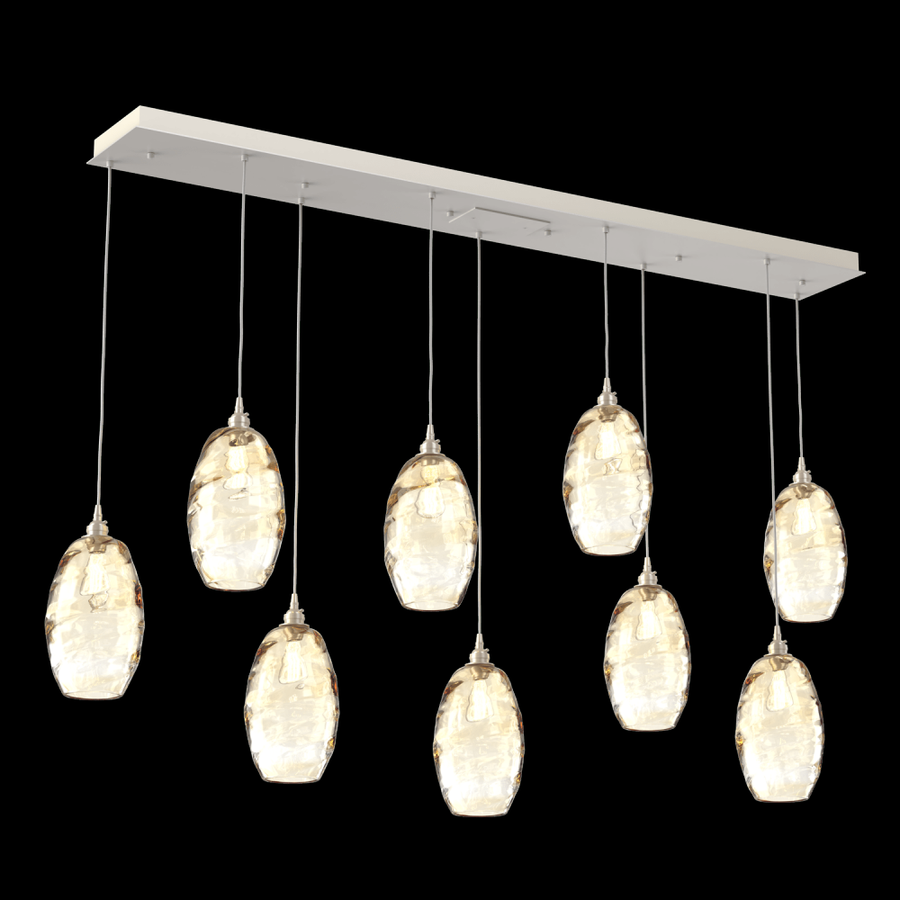 Ellisse Linear 9pc Multi-Pendant