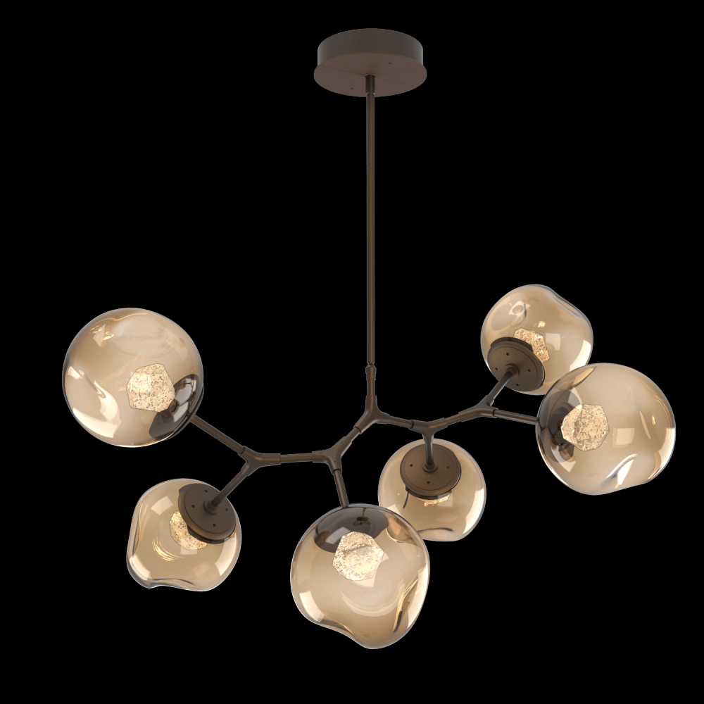 Luna 6pc Branch-Flat Bronze-Zircon Inner