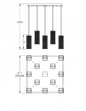 Hammerton CHB0020-09-MB-F-C01-L1 - Downtown Mesh Square Multi-Port-09