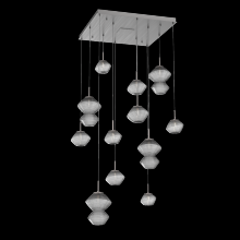 Hammerton CHB0089-12-SN-S-C01-L1 - Mesa Square 12pc Multi-Pendant