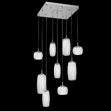 Hammerton CHB0091-09-SN-C-C01-L1 - Vessel Square 9pc Multi-Pendant