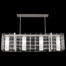 Hammerton PLB0020-74-BS-F-001-L3 - Downtown Mesh Linear Suspension-74-Metallic Beige Silver