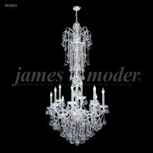 James R Moder 94218S11 - Vienna 12 Glass Light Entry Chandelier