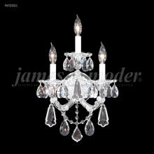 James R Moder 94703S11 - Maria Theresa 3 Light Wall Sconce
