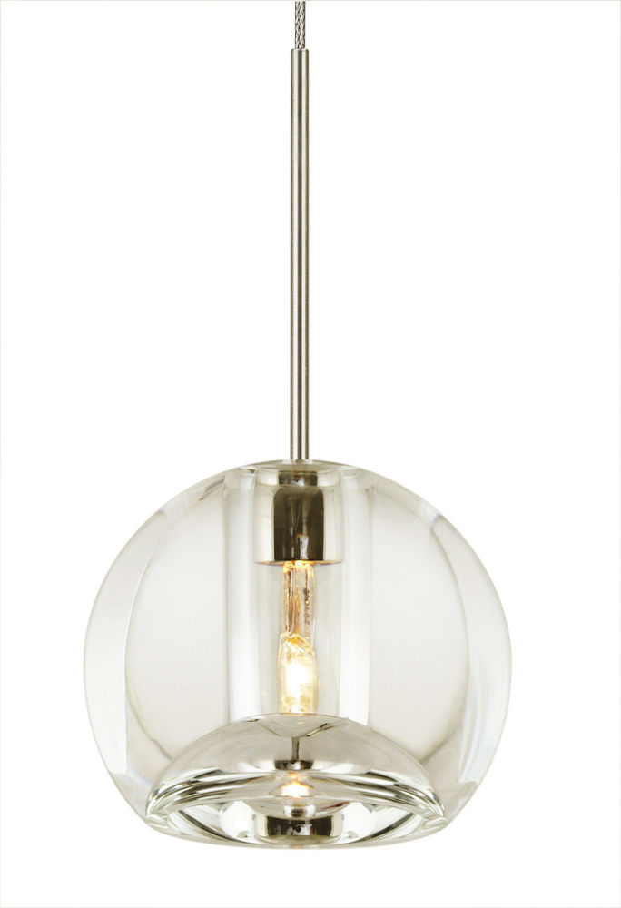 Pendant Gracie Crystal Clear Satin Nickel G4 Hal 20W 350lm Monopoint