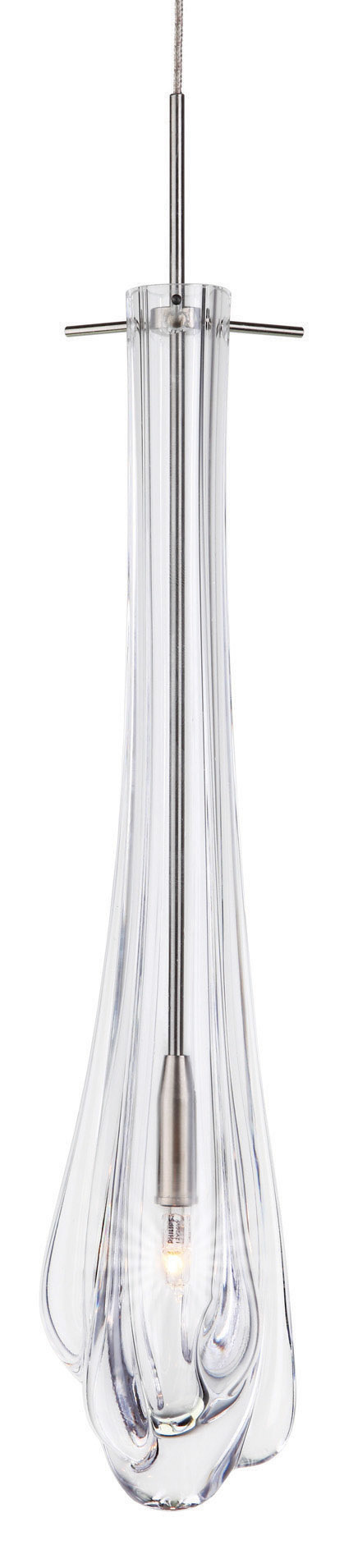 Pendant Dew Drop Clear Bronze LED G4 JC 2W 110lm Monopoint