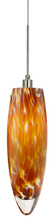 Stone Lighting PD151AMBZX3M - Pendant Stalactite Amber Bronze Hal G4 35W Monopoint