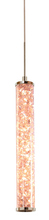 Stone Lighting PD224RSPCLEDM - Pendant Jazz Venti Crystal Rosaline PC 5.88W 3000K Monopoint