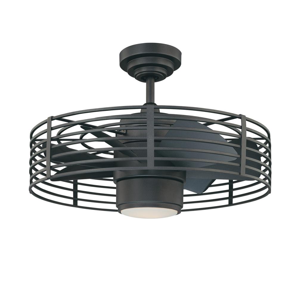Enclave 23 in. Natural Iron LED Ceiling Fan