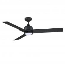 Kendal AC22452-BLK - TRITON 52 in. LED Black Ceiling Fan