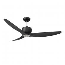 Kendal AC30452-BLK/SN - ELEMONT 52 in. Matte Black & Satin Nickel Ceiling Fan