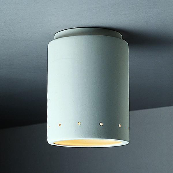 Cylinder w/ Perfs LED Flush-Mount