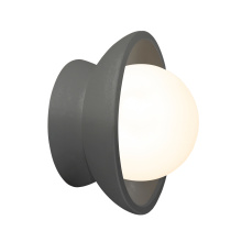 Justice Design Group CER-3035-GRY - Mini Coupe Wall Sconce