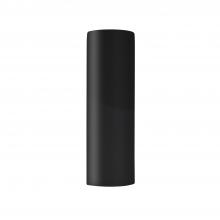 Justice Design Group CER-5409W-BLK - Really Big ADA LED Tube - Open Top & Bottom (Outdoor)